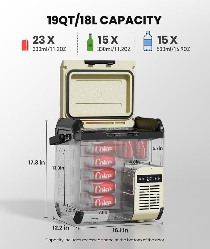 EENOUR D18 12 Volt Car Refrigerator, Portable Freezer - Image 7