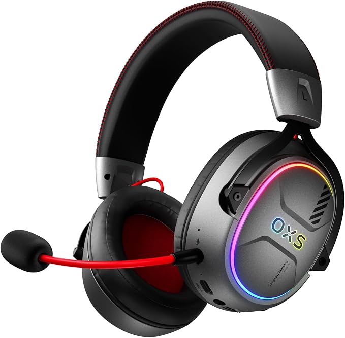 OXS Storm G2 Wireless Gaming Headsets, 7.1 Virtual Surround Sound, 3 EQ Modes by OXS