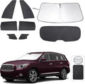 TINGLU Window Shades for Infiniti QX60 2014-2021 Accessorie Car Side Full by TINGLU