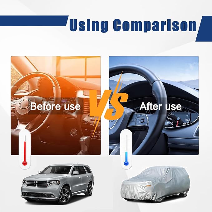 Kayme 6 Layers SUV Car Cover Custom Fit - Image 5