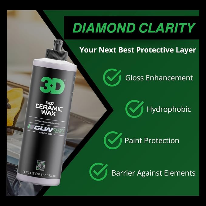 3D GLW Series Ceramic Wax – SiO2 Infused Car Wax - Image 3