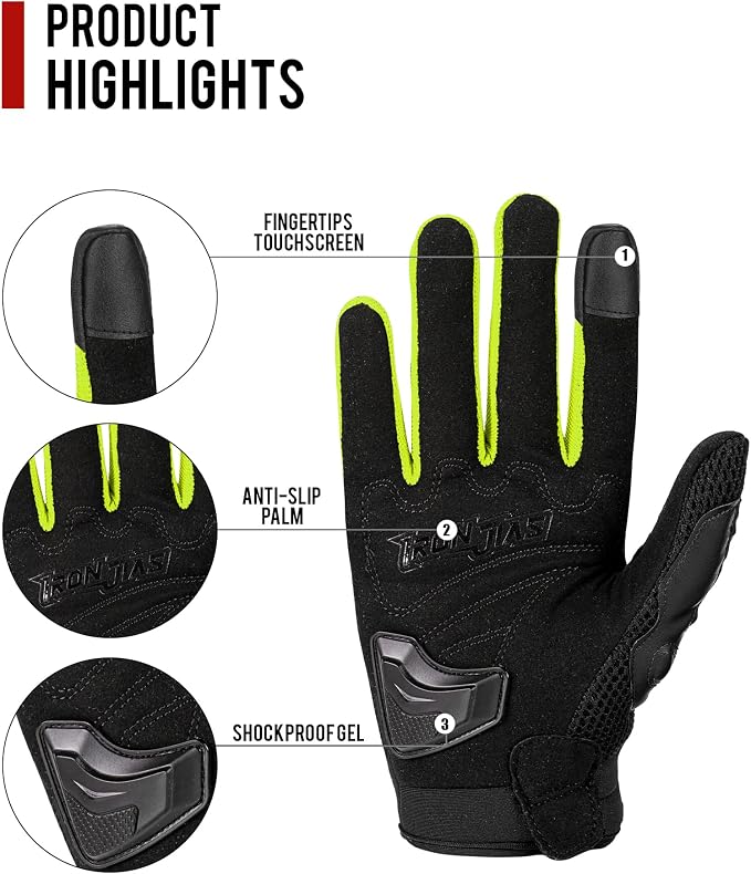 BORLENI Motorcycle Gloves Touch Screen - Image 4