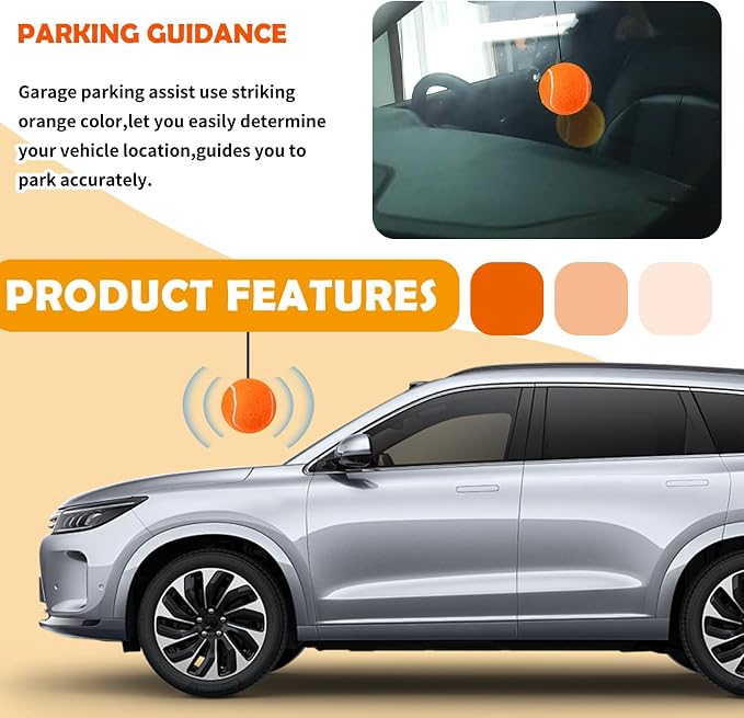 2PCS Garage Parking Aid, Height Adjustable Garage Parking Sensor - Image 4
