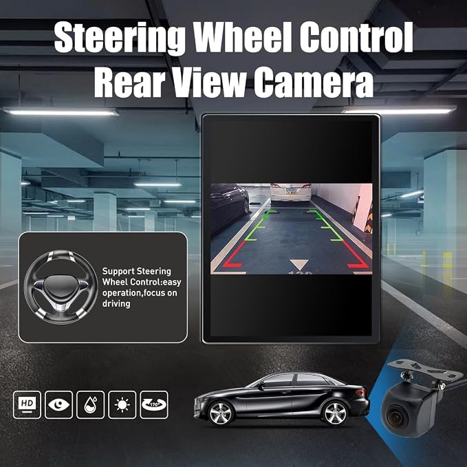 Kunfine Tesla Style Car CarPlay Android Auto Navigation Stereo GPS Radio - Image 5