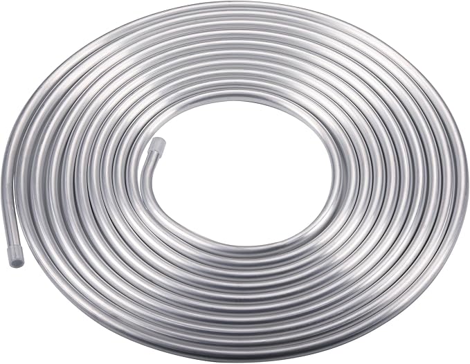 1/4" OD Aluminum Hard Fuel Line Hardline Tube Tubing Coil 10 Feet Roll - Image 2