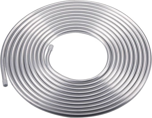 1/2" OD Aluminum Hard Fuel Line Hardline Tube Tubing Coil 10 Feet Roll - Image 2