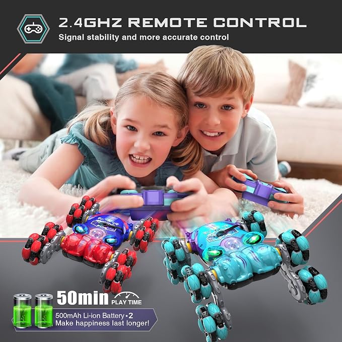 8WD Gesture Sensing RC Stunt Car, Boys Toys - Image 6
