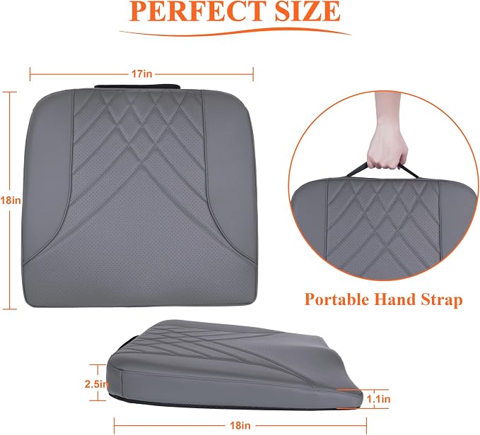kingphenix Premium Car Seat Cushion, Memory Foam Driver Seat Cushion to Improve - Image 6