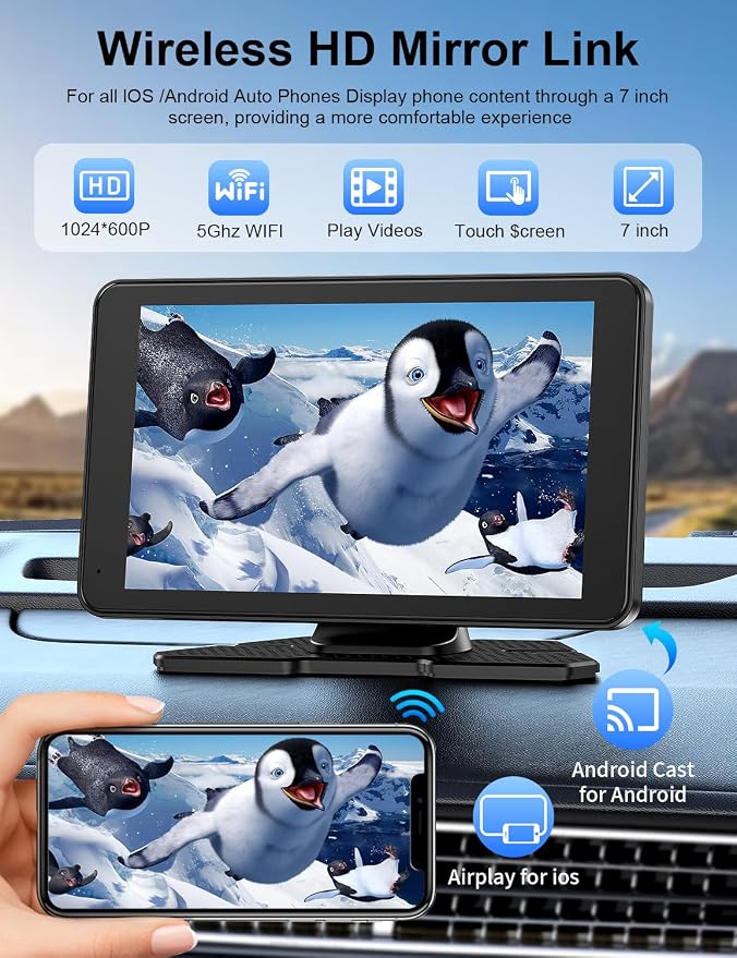 Apple Carplay Screen for Car, Backup Camera - Image 7