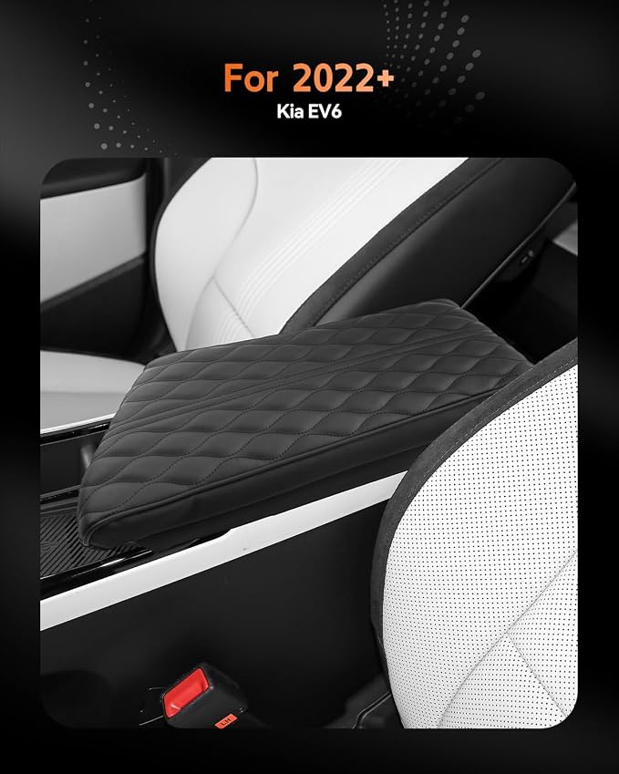 CDEFG for Kia EV6 2022-2025 Center Console Cover Armrest Box Cover for EV6 2022 - Image 2