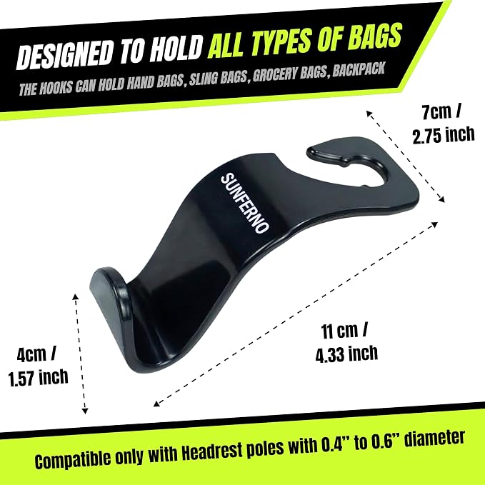 Car Hooks – Durable Headrest Hooks - Image 5