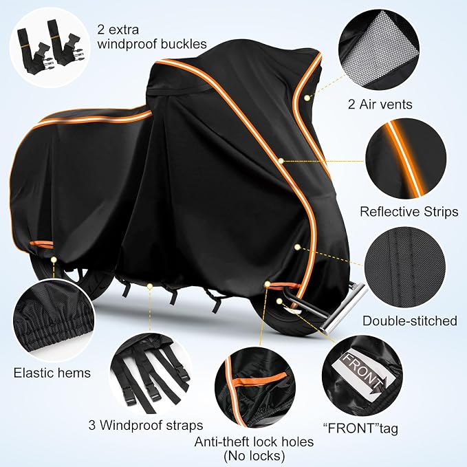 420D Waterproof Motorcycle Cover - Image 2