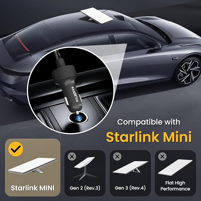 Starlink Mini Cable 12V Power Cable 3M/10FT, Braided Wear-Resistant Starlink - Image 6
