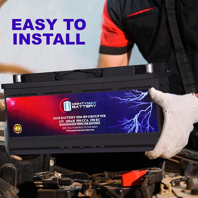 Mighty Max Battery MM-H9 Start and Stop Car BCI Group 95R 12V 100AH, 950CCA - Image 6