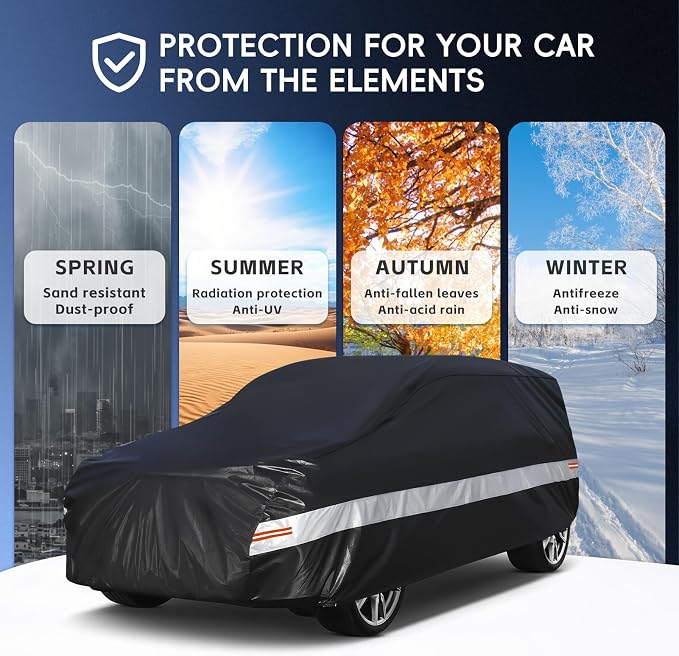 10 Layers SUV Car Cover Custom Fit - Image 5