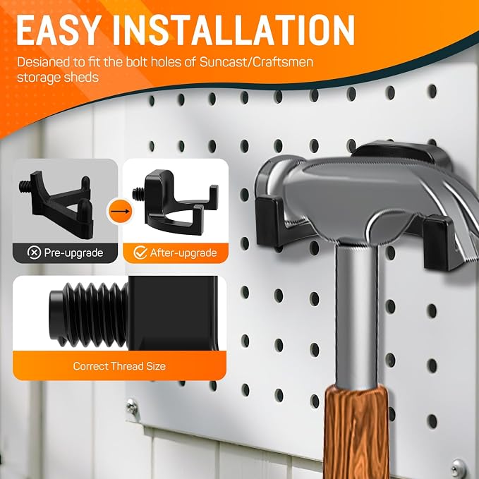 6Pcs Storage Shed Hooks Compatible - Image 4