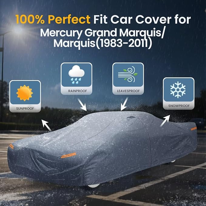 Waterproof Mercury Grand Marquis Marquis Car Cover - Image 3