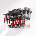 Power Tool Organizer, Garage shelving 2 Layers Garage Tool Organizers 4 Drill by WOFLUAS