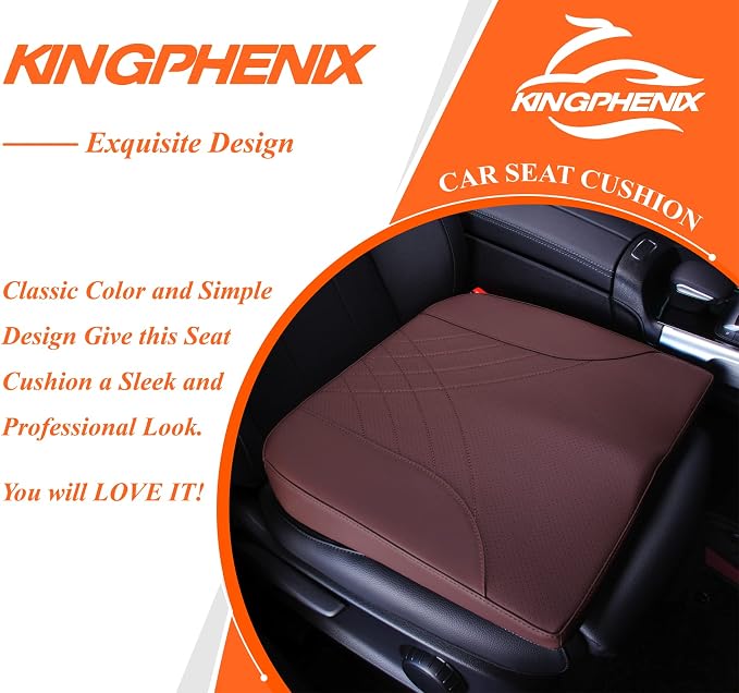 kingphenix Premium Car Seat Cushion, Memory Foam Driver Seat Cushion to Improve - Image 9