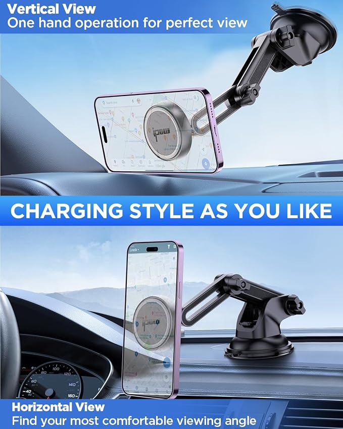 IPOW Magnetic Car Mount - Image 3