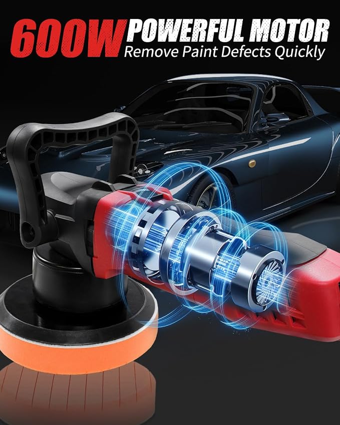 AVID POWER Buffer Polisher, 6-inch Dual Action/DA Polisher - Image 2