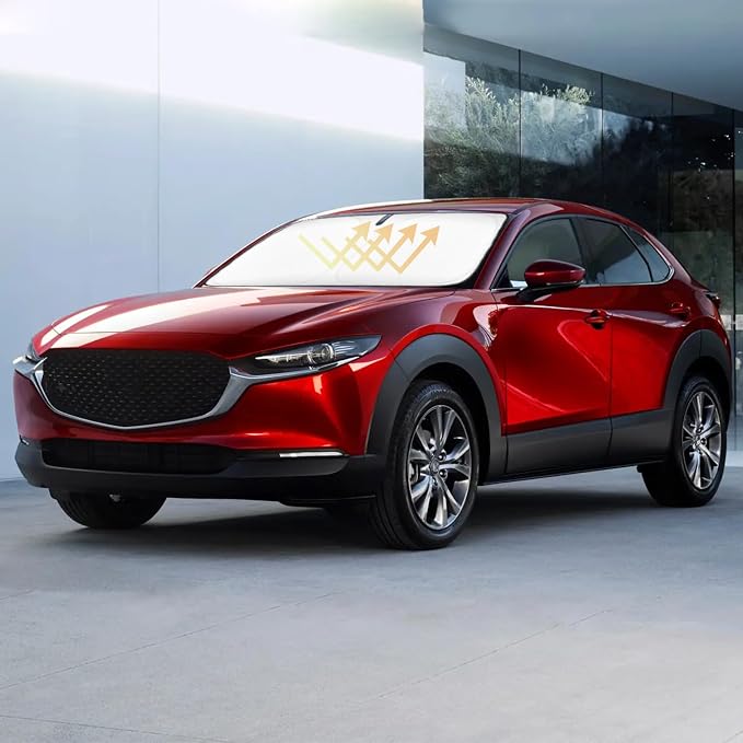 Sun Shade for CX-30 CX30 Windshield Sunshades for 2019 2020-2024 2025 2026 by SLOGENTO