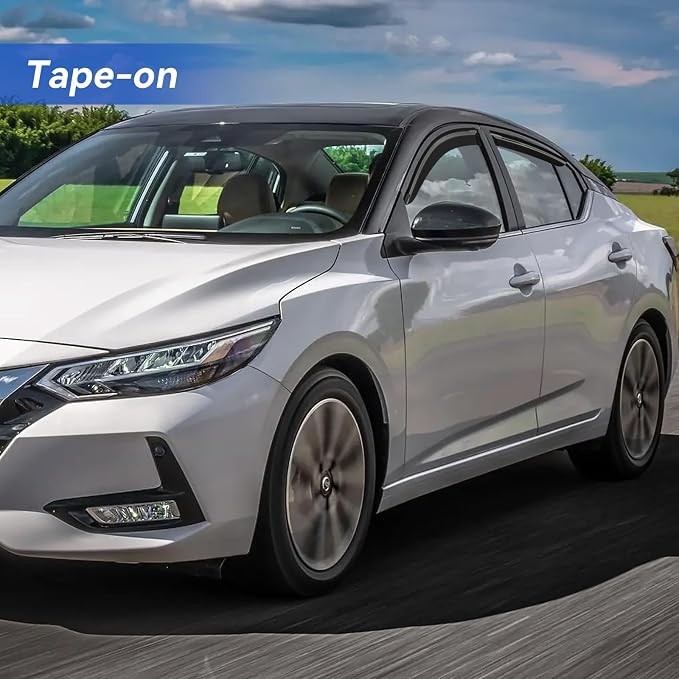 Window Visors Rain Guards for 2020-2025 Nissan Sentra, Out-Channel Window Vent - Image 3