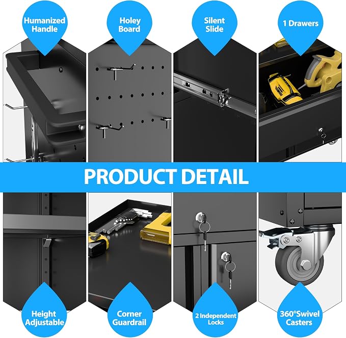 Metal Garage Storage Cabinet - Image 6