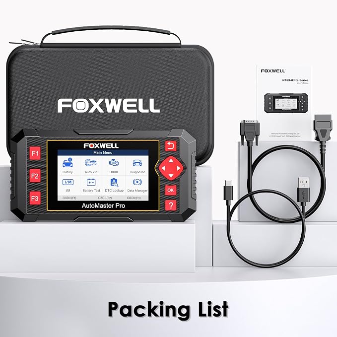 FOXWELL NT604 OBD2 Scanner Diagnostic Tool, Check Engine Code Reader, ABS SRS - Image 9