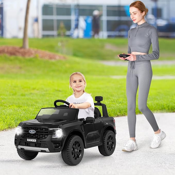 HONEY JOY Ride On Car, 12V Licensed Ford Ranger Electric Vehicle - Image 2
