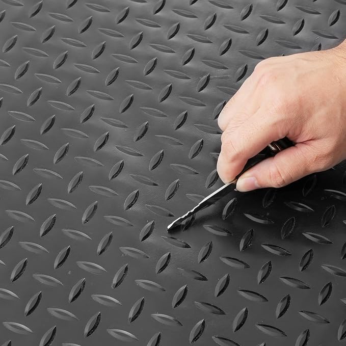 VEVOR Garage Floor Mats, 2 Rolls x 17 x 3.6 Ft PVC Garage Flooring Roll - Image 10