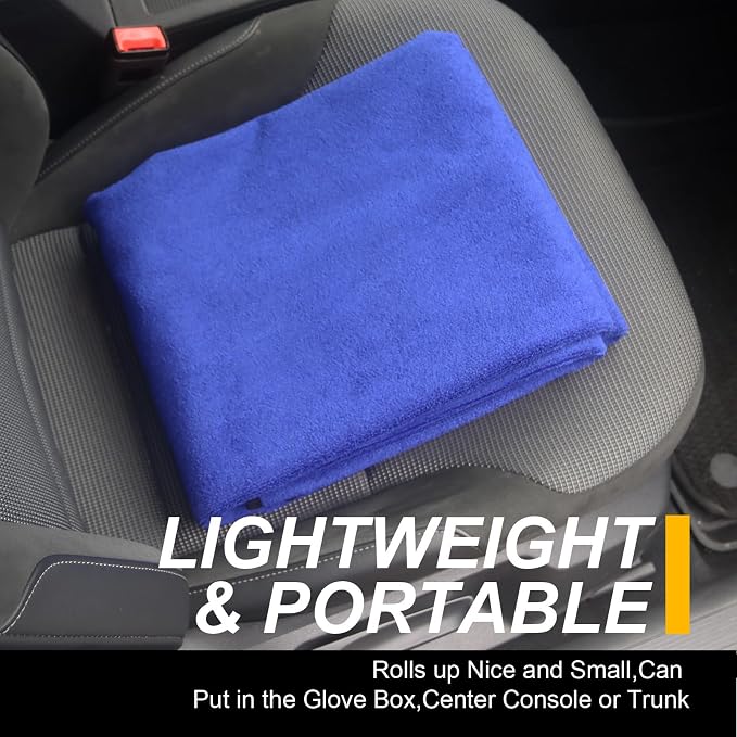 Back Seat Cover for Car Trucks Van SUV, Waterproof Rear Bench Towel Seat Covers - Image 8