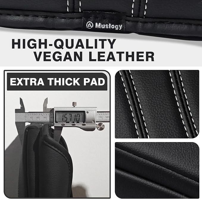 Muslogy Center Console Cover 1-Inch Extra Thick Armrest Pad Compatible - Image 3
