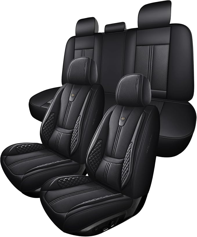 Car Seat Covers Front Only, Easy Install Luxury Leather Automotive Seat Covers - Image 6
