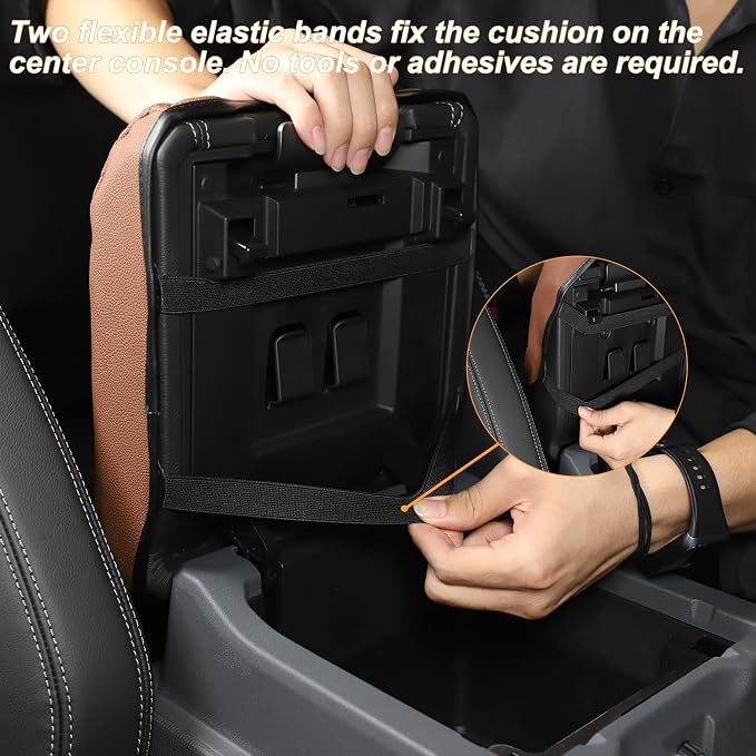 Car Armrest Box Cover Protector Compatible - Image 6
