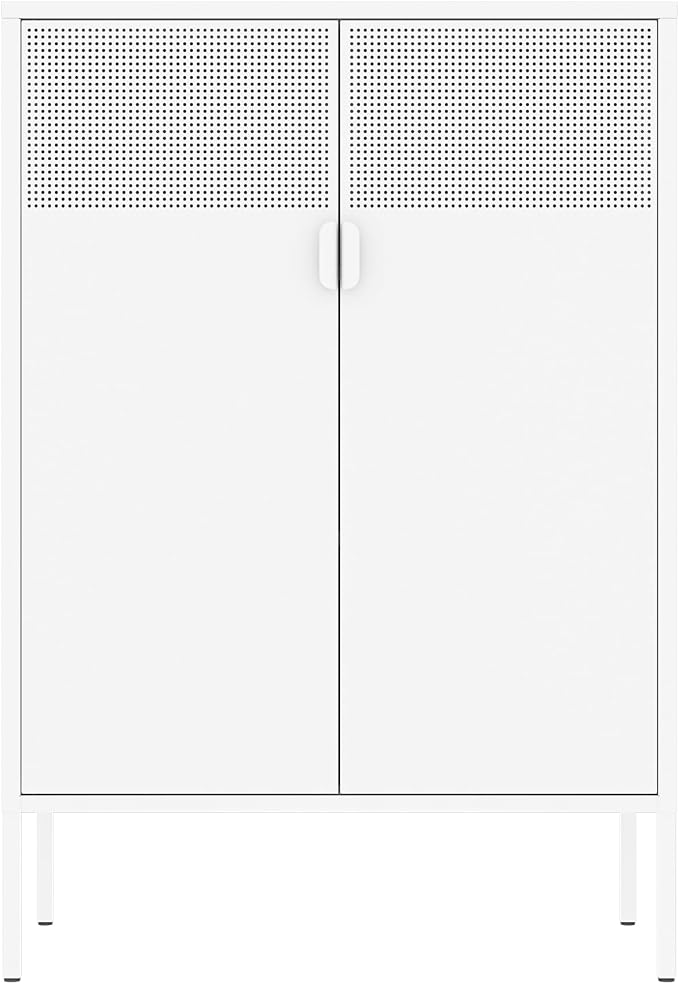 2 Mesh Door Metal Storage Cabinet - Image 3