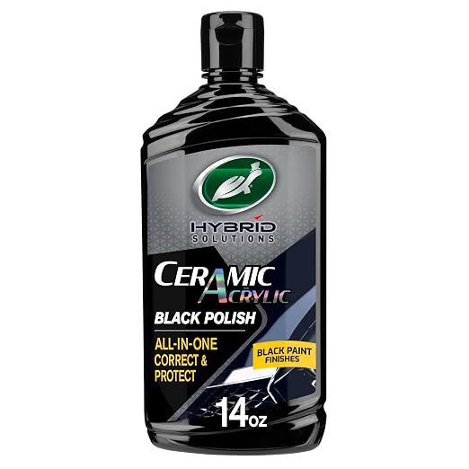 Turtle Wax 53448 Hybrid Solutions Ceramic Acrylic Black Polish and Wax by TurtleWax