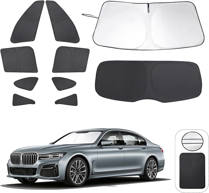 TINGLU Window Shades for BMW X1 F48 2016 2017 2018 2019 2020 2021 2022 by TINGLU