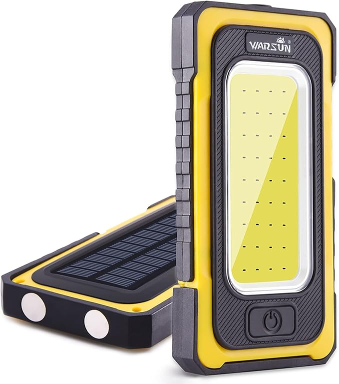 WARSUN Portable Rechargeable Magnetic Work Light, LED Flood Light Waterproof by WARSUN