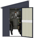 BlueWish 4'x6' Storage Shed, Lean-to Outdoor Storage Shed by RespondToEveryExpectation