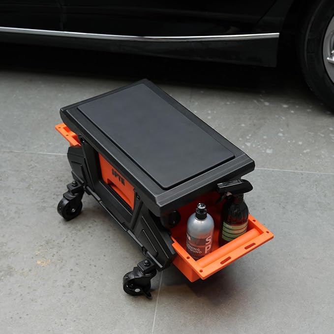 SPTA Automotive Mobile Rolling Mechanics Stool - Image 6