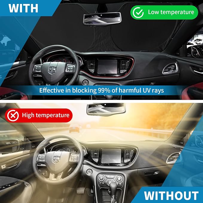 Sun Shade Sunshade Custom Fit for 2017-2020 Hyundai Elantra Accessories - Image 6