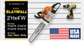 2'H x 4'W Slatwall Panel Garage Wall Organizer: Heavy Duty Wall Mounted PVC by DLDIRECT