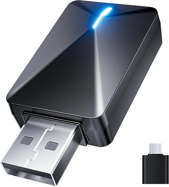 Pop'sDone Wireless CarPlay Adapter, Convert Wired to Wireless CarPlay 0 Delay by Unknown
