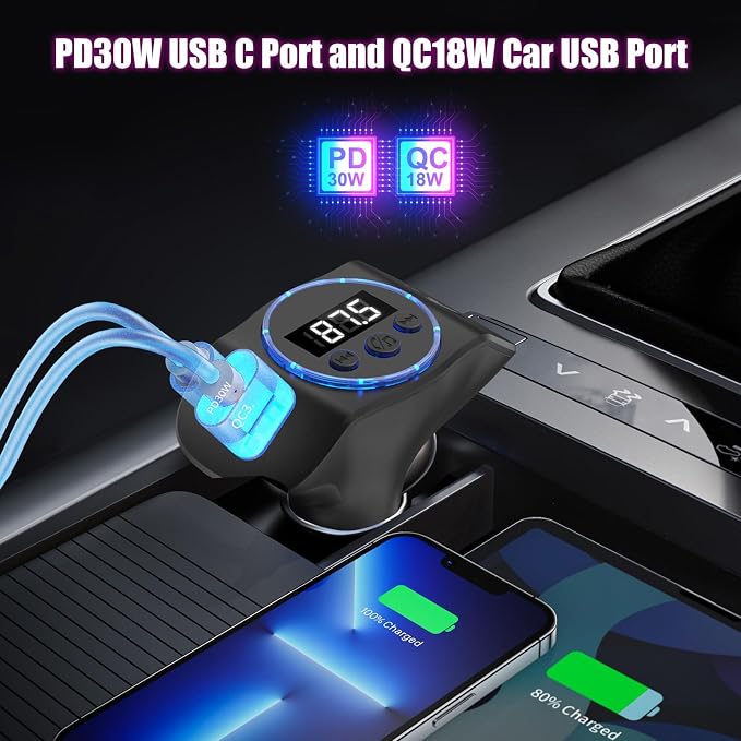 pgraded Bluetooth FM Transmitter - Image 6