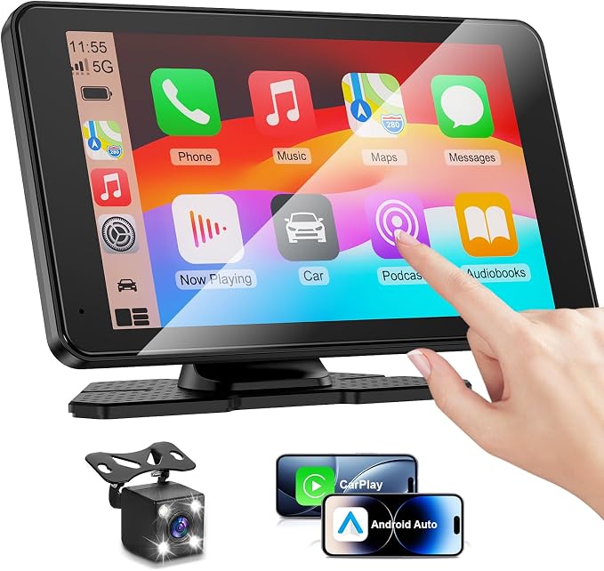 Apple Carplay Screen for Car, Backup Camera by bokilino