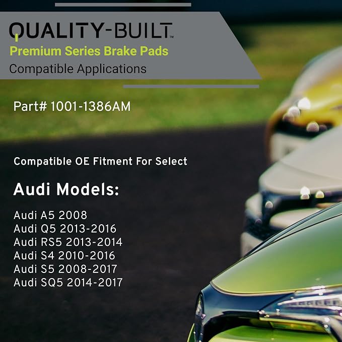 Premium Semi-Metallic Rear Brake Pads Compatible - Image 3