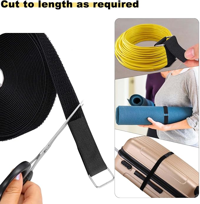 1"x16ft Hook and Loop Straps - Image 2