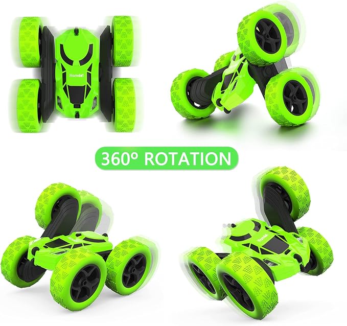 Remote Control Car, Double Sided 360°Rotating 4WD RC Cars - Image 2