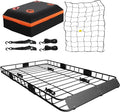 WEIZE Roof Rack Carrier Basket Universal Rooftop 54" x 34" x 6" + Waterproof Bag by WEIZE